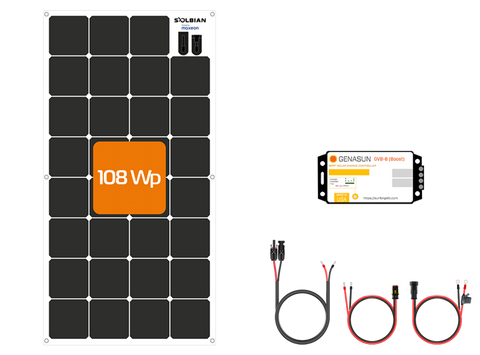 SunBender kit M 108 Watt 4S LiFePO4 14.2 volt
