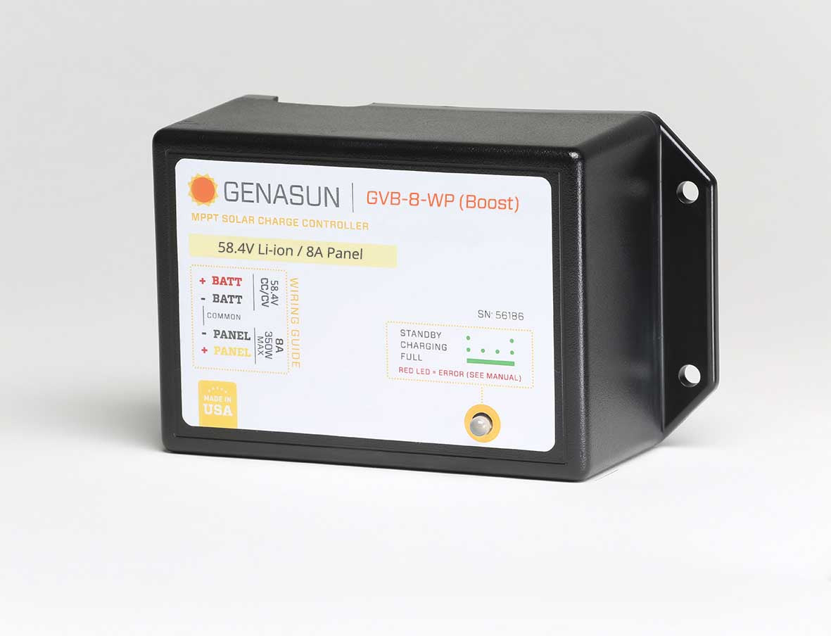 Genasun GVB-8 Lithium 58.4 Volt WP MPPT
