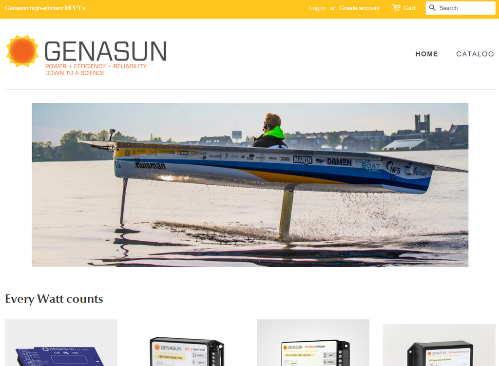 New European Genasun webshop