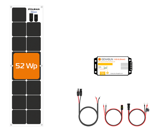 SunBender kit S 52 Watt 4S LiFePO4 14.2 volt