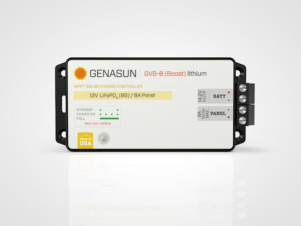 Genasun GVB-8 Lithium 60-62V Custom Voltage MPPT
