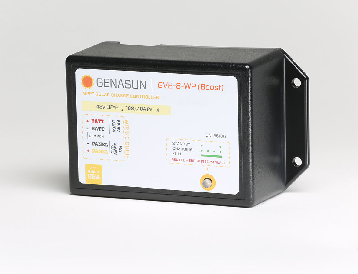 Genasun GVB-8 Lithium 56.8 Volt WP MPPT